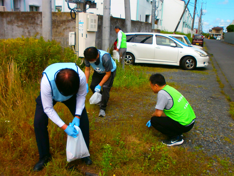 全国一斉清掃活動にチャレンジ！ 当日の様子