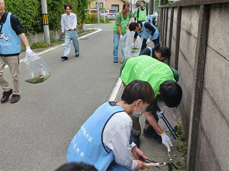 全国一斉清掃活動にチャレンジ！ 当日の様子