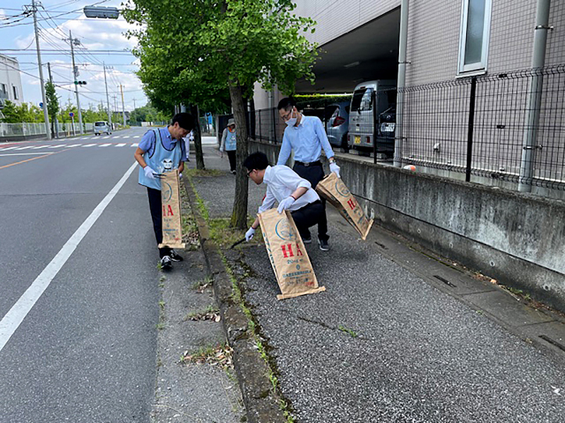 全国一斉清掃活動にチャレンジ！ 当日の様子