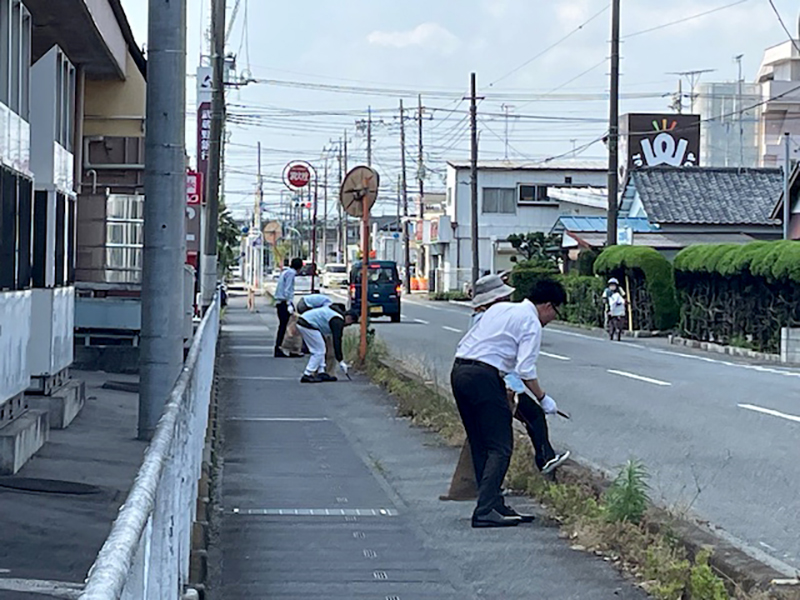 全国一斉清掃活動にチャレンジ！ 当日の様子