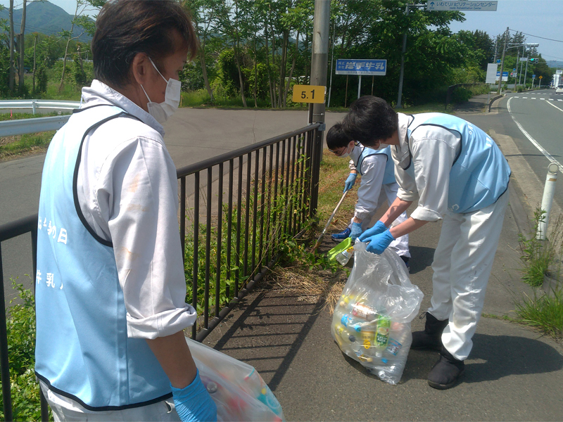 全国一斉清掃活動にチャレンジ！ 当日の様子