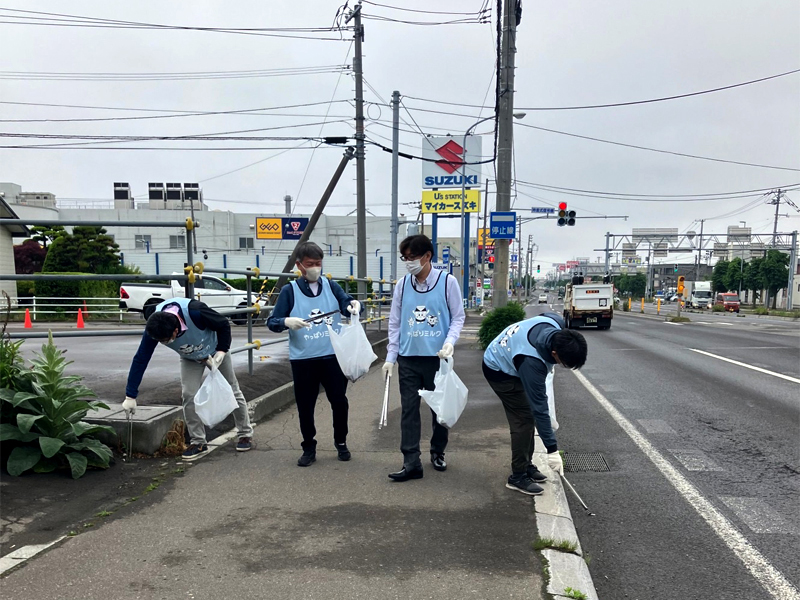 全国一斉清掃活動にチャレンジ！ 当日の様子