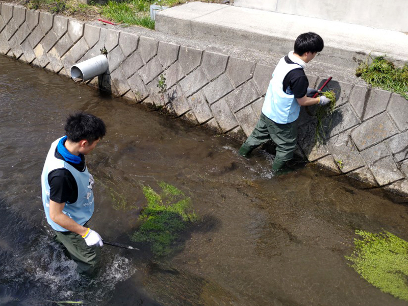 全国一斉清掃活動にチャレンジ！ 当日の様子