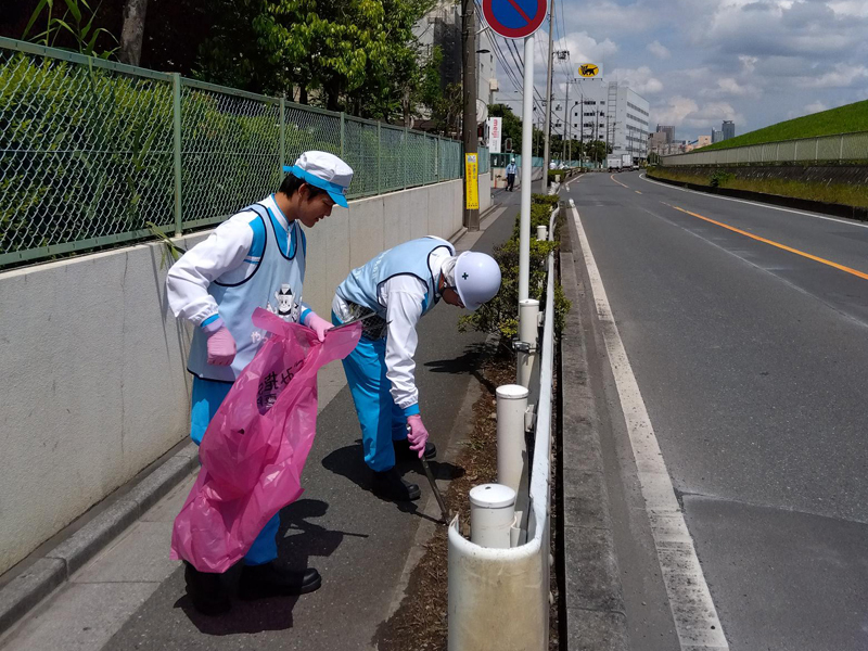 全国一斉清掃活動にチャレンジ！ 当日の様子