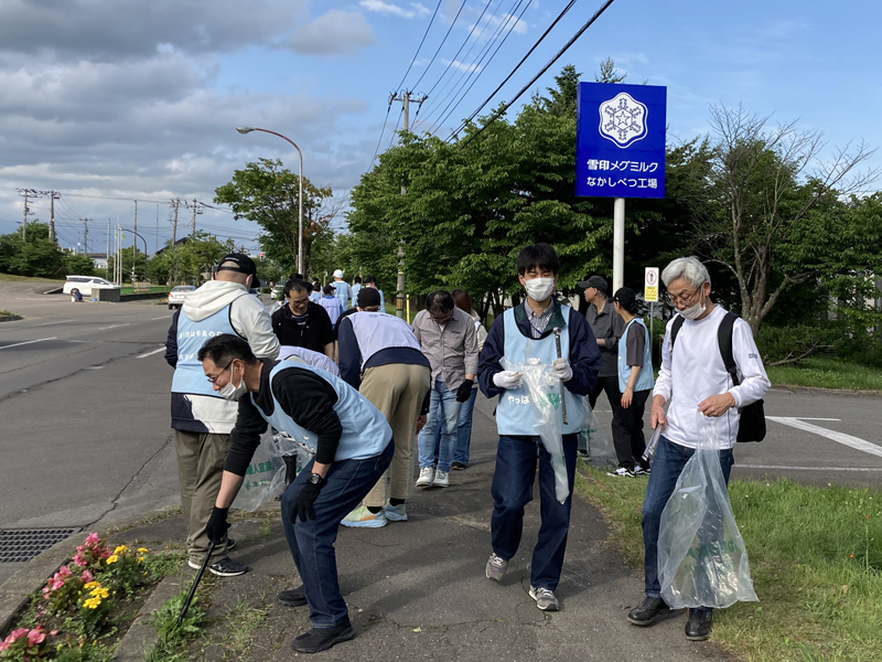 全国一斉清掃活動にチャレンジ！ 当日の様子