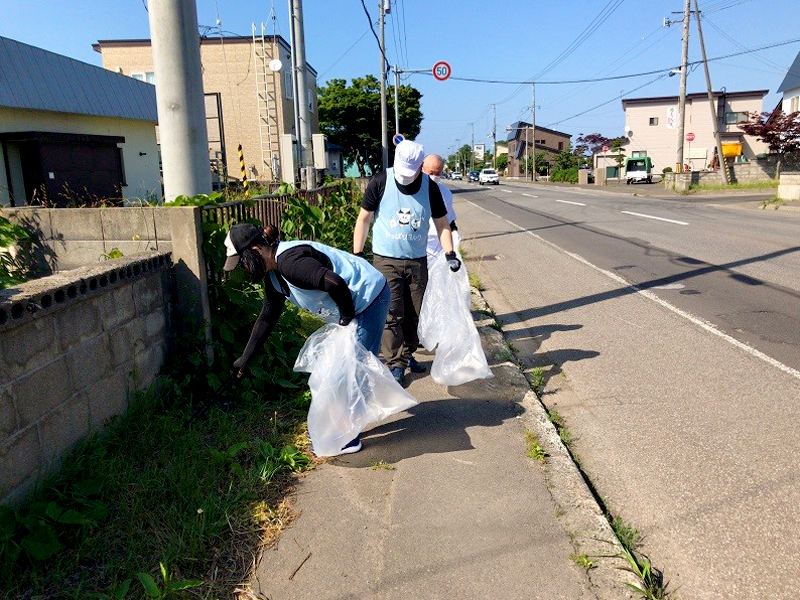 全国一斉清掃活動にチャレンジ！ 当日の様子