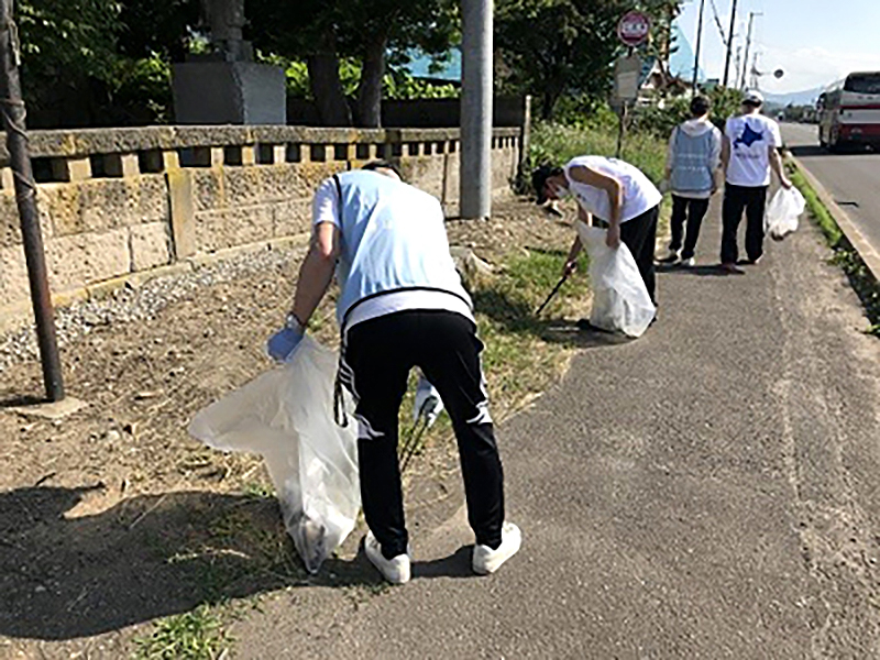 全国一斉清掃活動にチャレンジ！ 当日の様子