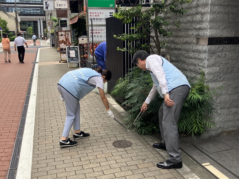 全国一斉清掃活動にチャレンジ！ 当日の様子