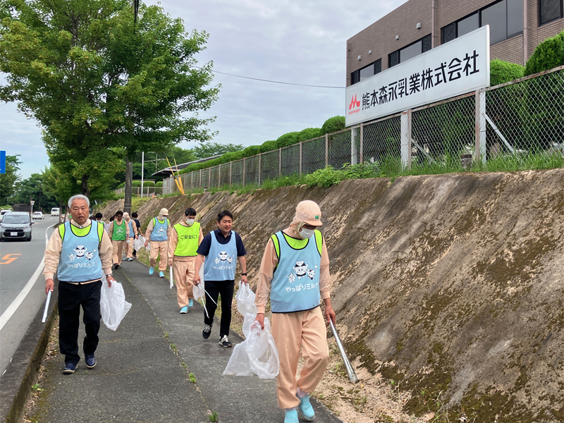 全国一斉清掃活動にチャレンジ！ 当日の様子