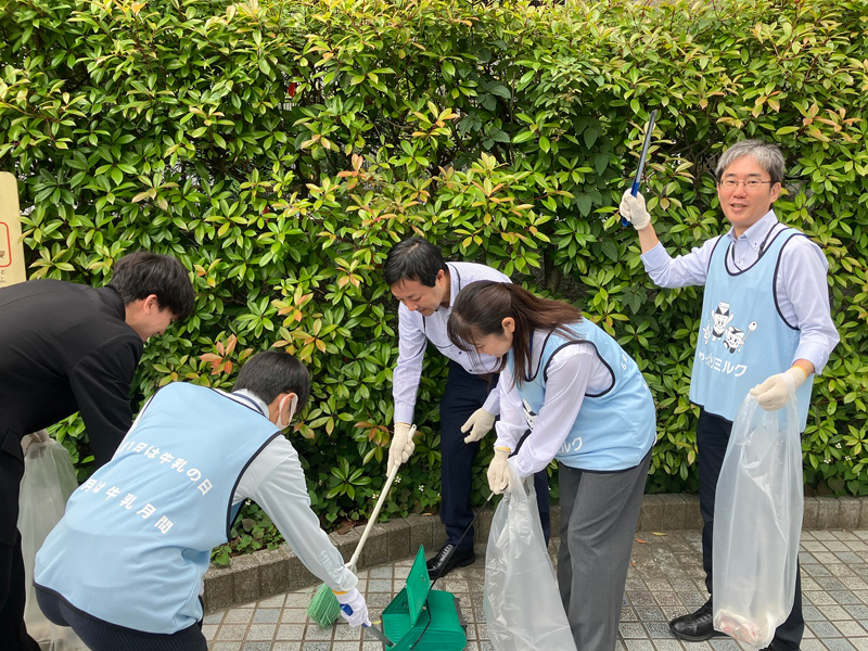 全国一斉清掃活動にチャレンジ！ 当日の様子