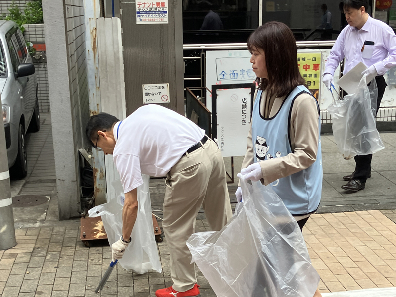 全国一斉清掃活動にチャレンジ！ 当日の様子