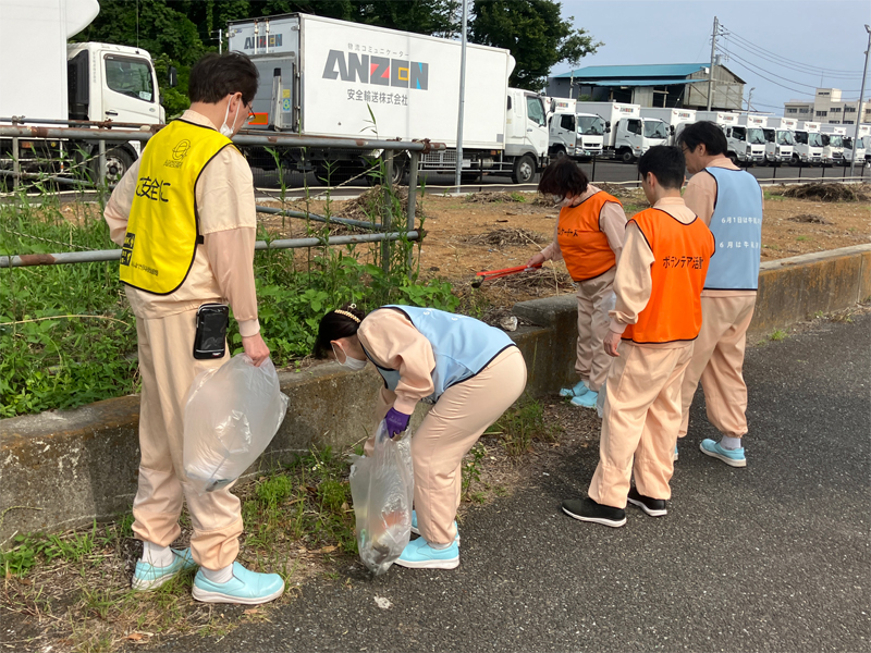 全国一斉清掃活動にチャレンジ！ 当日の様子