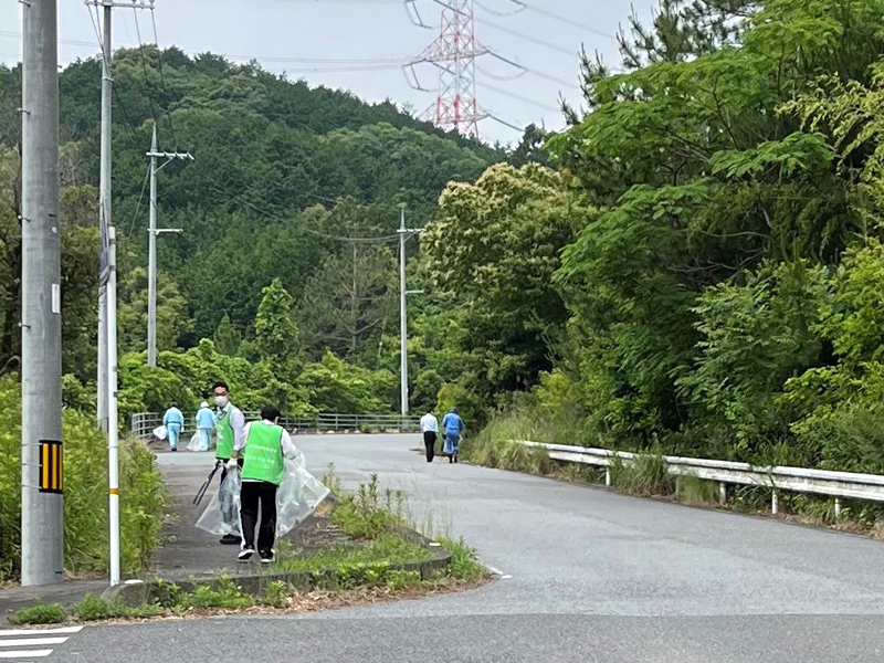 全国一斉清掃活動にチャレンジ！ 当日の様子