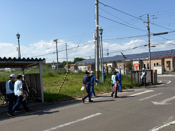 全国一斉清掃活動にチャレンジ! 当日の様子