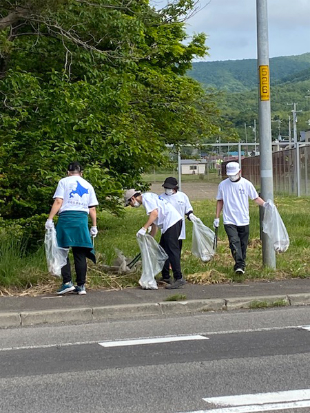 全国一斉清掃活動にチャレンジ! 当日の様子