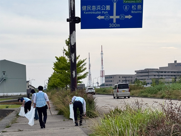 全国一斉清掃活動にチャレンジ！ 当日の様子