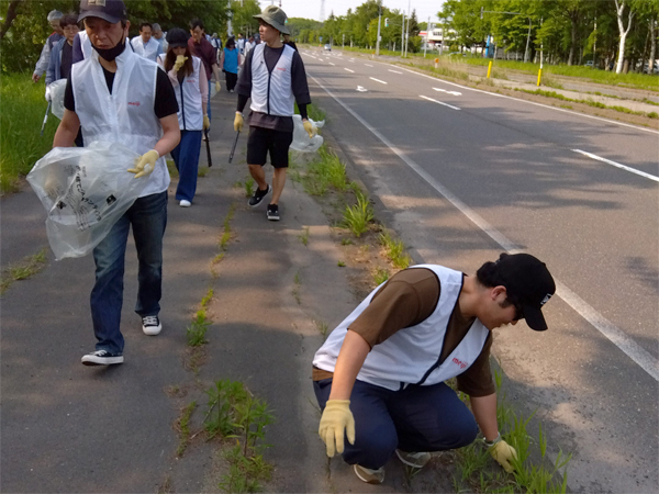 全国一斉清掃活動にチャレンジ！ 当日の様子